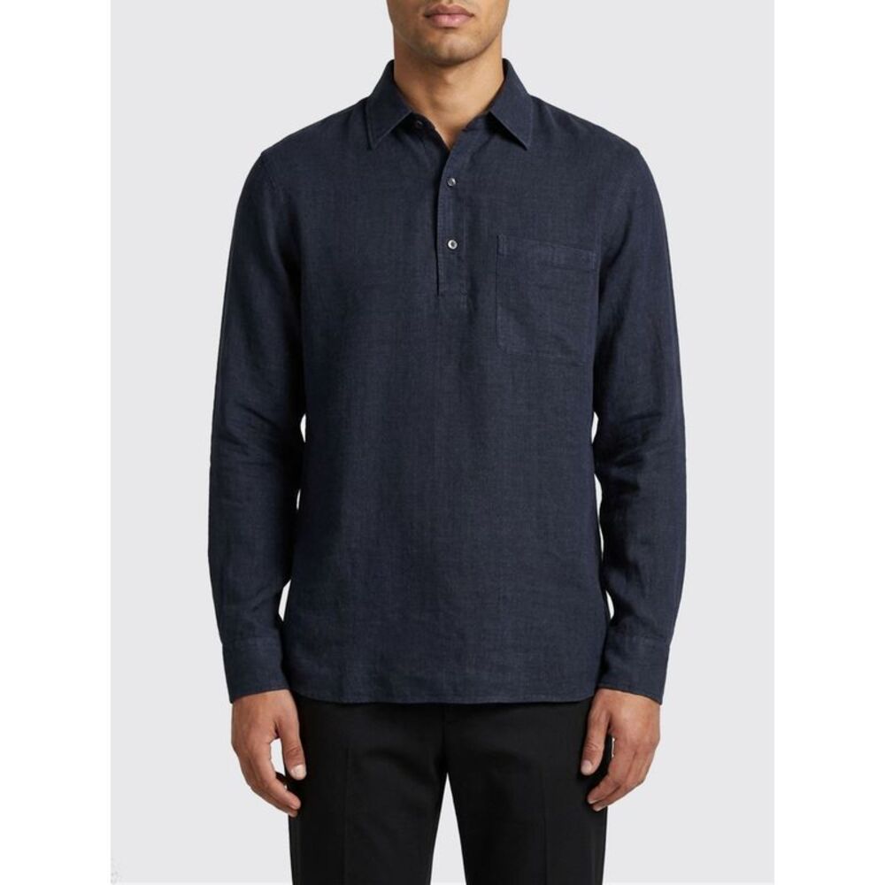 Zegna Shirt Men Blue